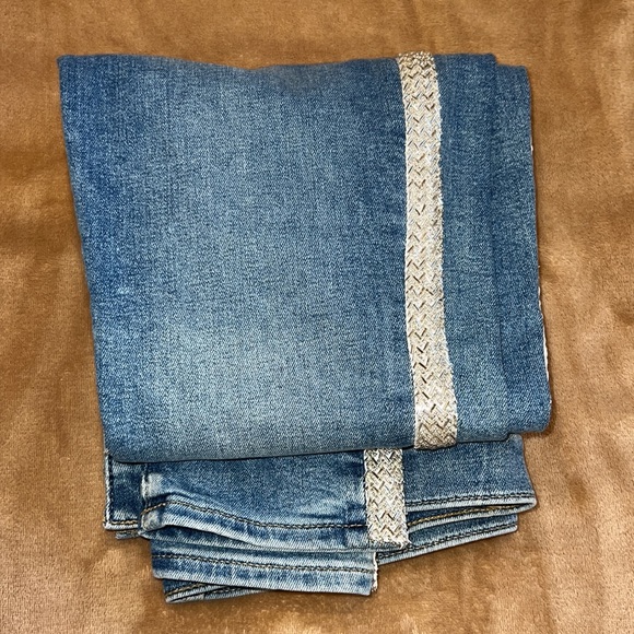 LOFT Denim - LOFT Embellished Skinny Jeans